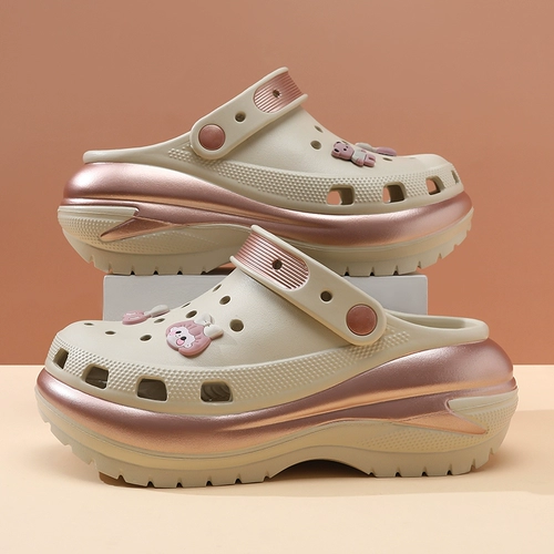 Tide, летняя обувь на платформе, высокие нескользящие модные слайдеры