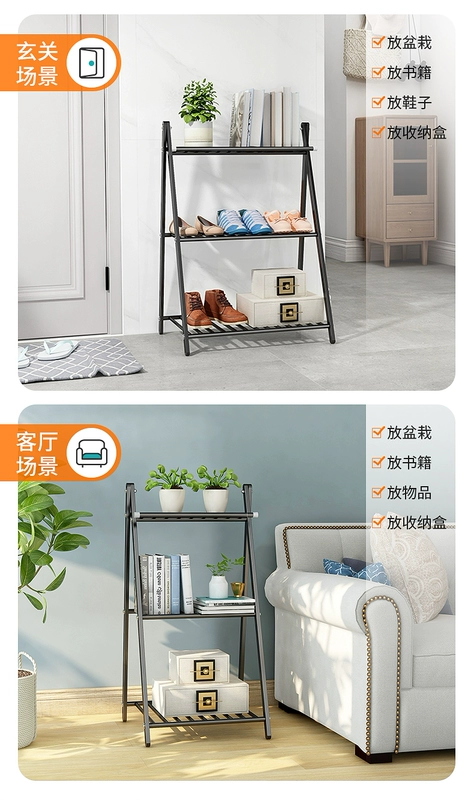 Kệ hoa trang trí ban công phòng khách sàn đứng mọng nước pothos inox có giá để đồ trong nhà chậu hoa lớp vật có giá đỡ giá lưới an toàn cửa sổ chung cư