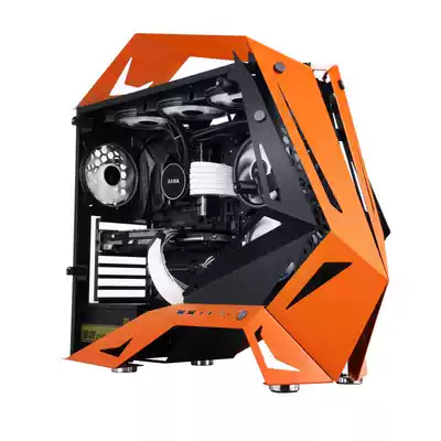 Xianma Yuehui Rhino 3ATX main case diy full transparent side open type cool water-cooled MOD special-shaped computer main case