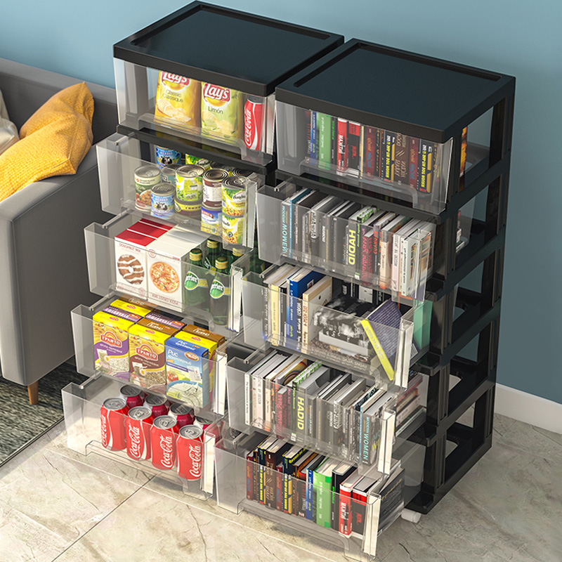 Bedroom Clip Slit Shelve Shelf Removable Small Cart Floor Kitchen Containing Box Multilayer Snacks Household Containing Cabinet