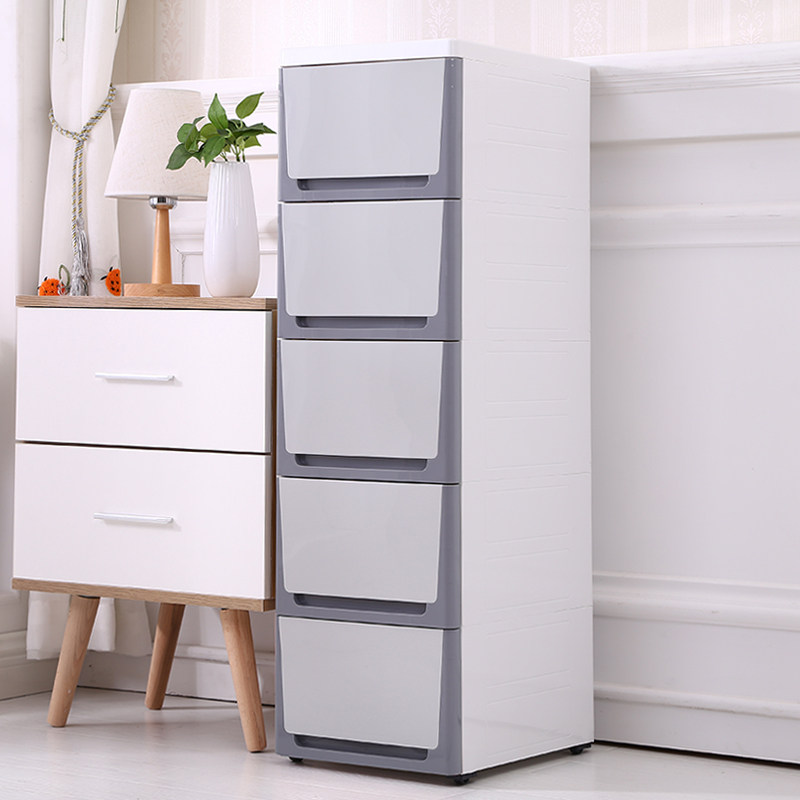 30cm wide deep seam drawer type storage cabinet toilet bedside narrow gap storage cabinet kitchen shelf