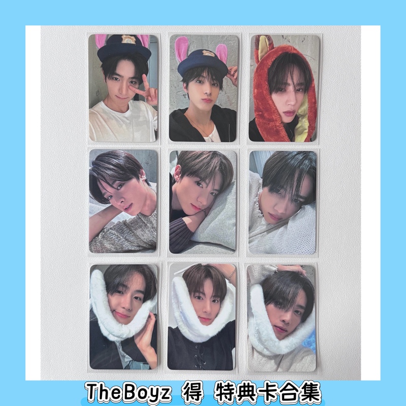 In Stock with Free Shipping Theboyz Official Bonus Photocard Collection Son Young-Jae Kim Seok-Yong Lee Hyun-Jae Lee Joo-Hyuk