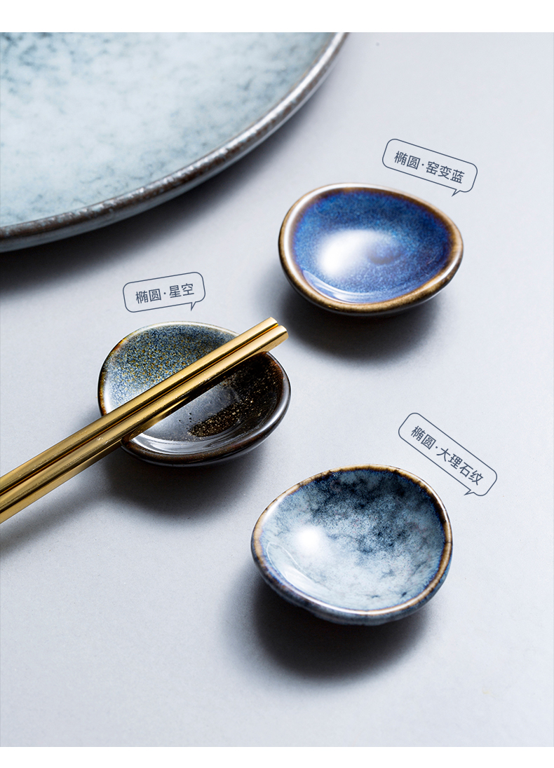 Creative ceramic chopsticks box chopsticks chopsticks frame marble stars chopsticks holder frame hotel furnishing articles table table chopsticks