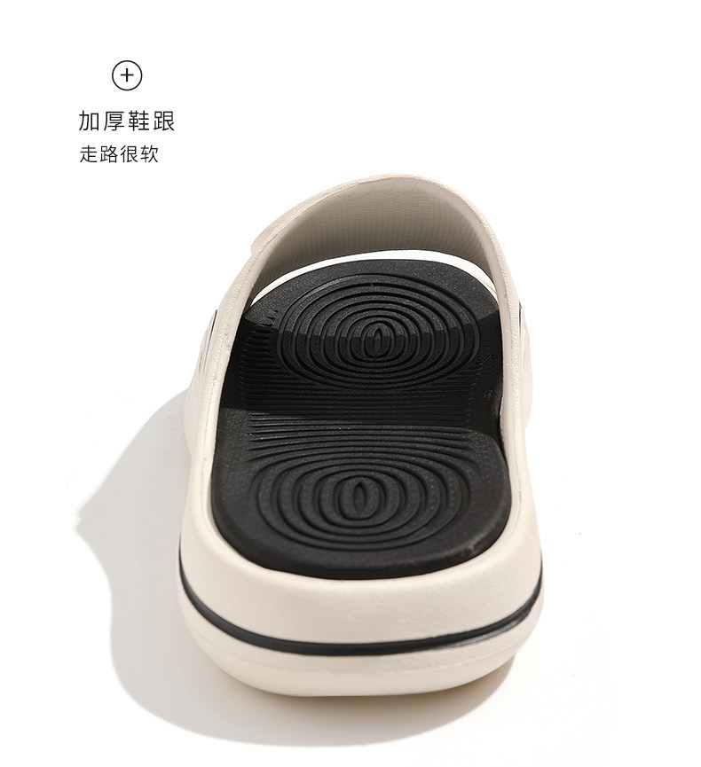 Мужские нескользящие дезодорированные летние тапочки, слайдеры на платформе 