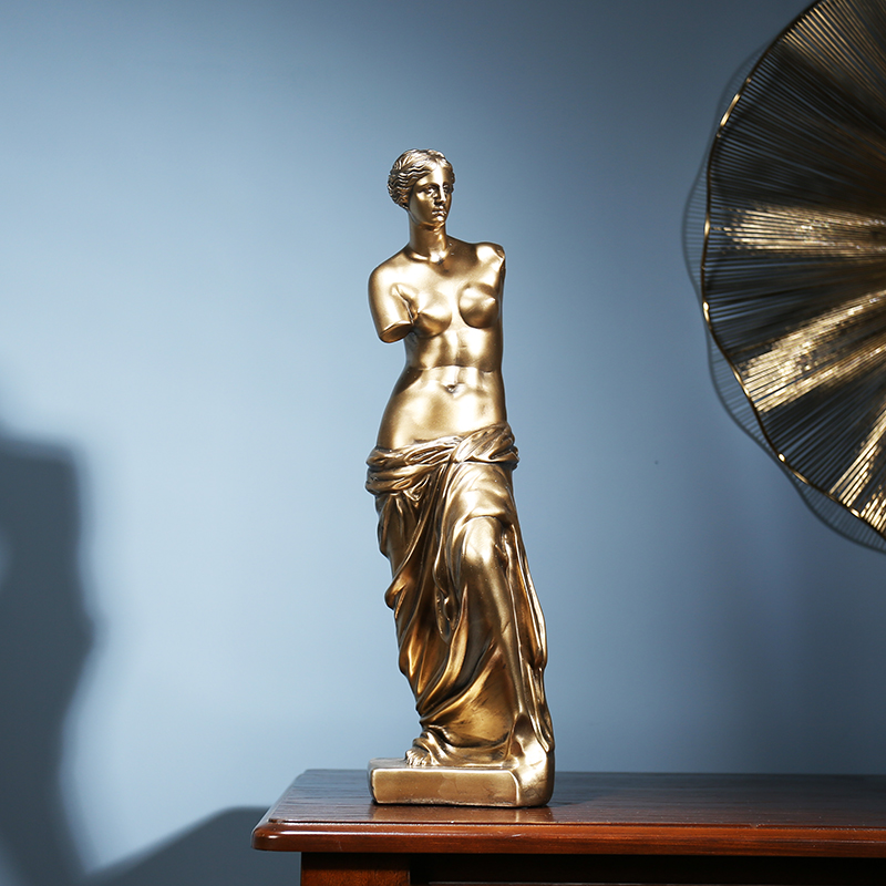 Light and luxurious American home decoration Broken Arm Venus Statue Pendulum living room Genguan Artwork Statue Furnishing