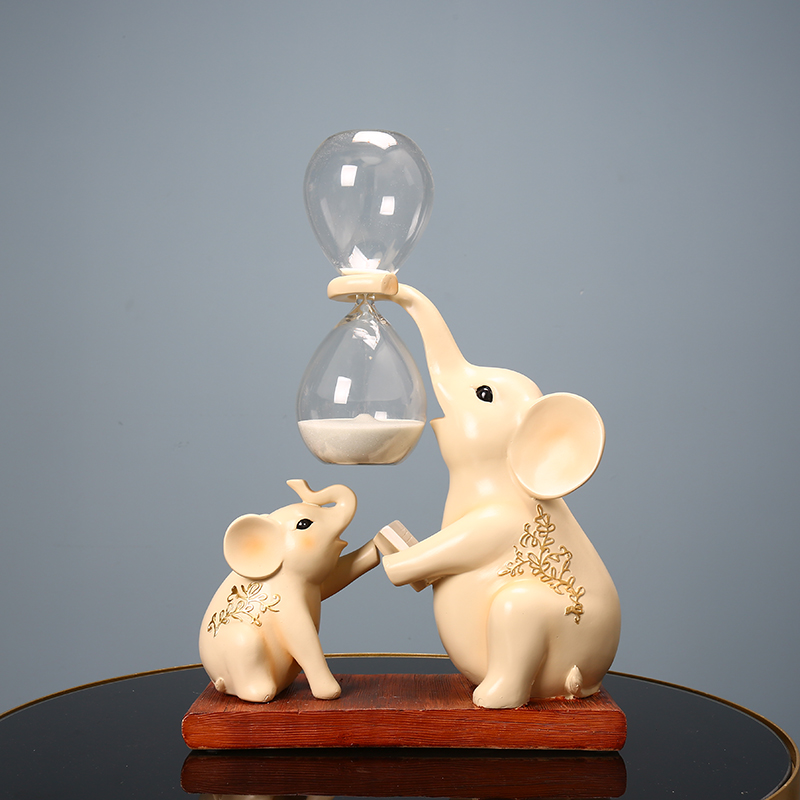 Elephant hourglass timer 60 minutes creative wedding wedding presents send couple room decorations decorations