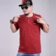 Mùa hè 2018 cộng với áo thun ngắn tay nam XL chất béo cực rộng áo thun nam polo
