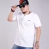Mùa hè 2018 cộng với áo thun ngắn tay nam XL chất béo cực rộng áo thun nam polo Áo phông ngắn