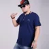 Mùa hè 2018 cộng với áo thun ngắn tay nam XL chất béo cực rộng áo thun nam polo Áo phông ngắn