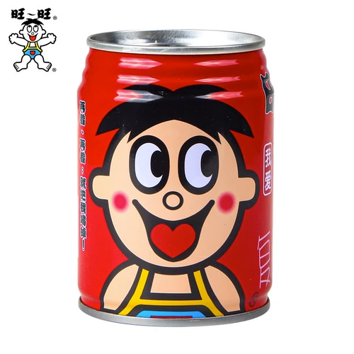 旺旺 Wangzai Milk 245 мл*24 банки с железными банками целая коробка Оптовая специальная цена для официального флагманского магазина детского молока