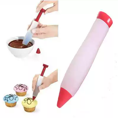 Pastry Cream Chocolate Decorating Syringe Silicone Plate Pai