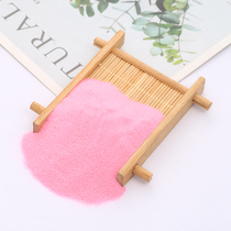 (1 catty) light pink sand fine sand beach pink quartz sand micro landscape build decoration colorful sand fine sand