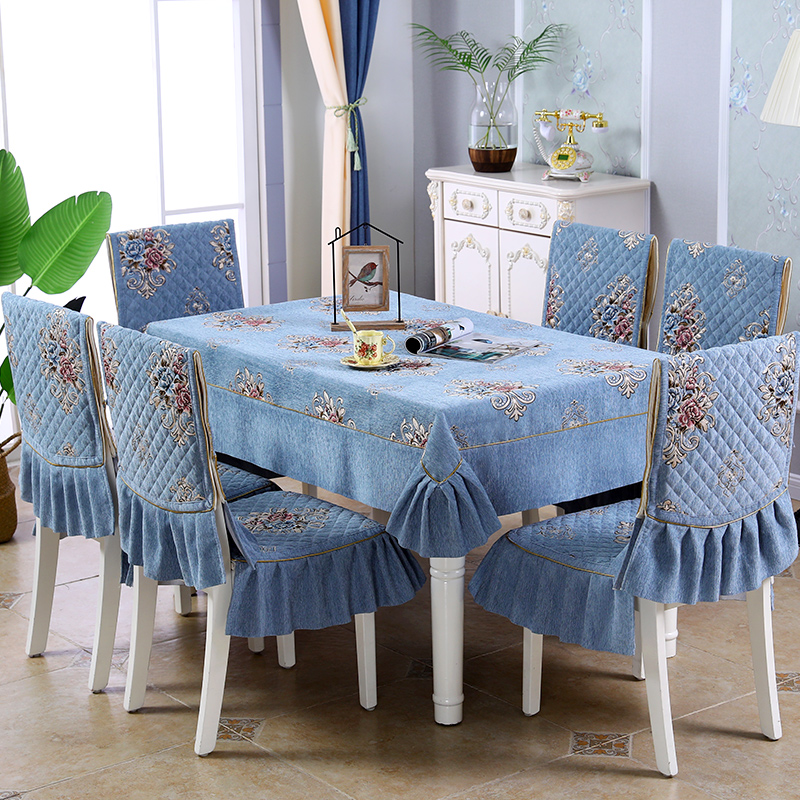 Table Cloth Dining Table And Chairs Cover Chair Cover Chair Cushion Suit Home Stool Rectangular Tea Table Table Cloth Dining Chair Cover