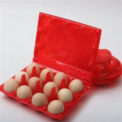 100 red 10 Loaded Grass Soil Eggs Creative Trays Plastic Suction Egg plastic raw eggs Packaging Egg Box Racks-Taobao