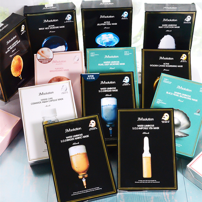 Korean Jm Facial Mask Honey Pearl Hyaluronic Acid Bird's Nest Jellyfish Snail Caviar Hydration Domestic Delivery Korean Jm Facial Mask Honey Pearl Hyaluronic Acid Bird's Nest Jellyfish Snail Caviar Hydration Domestic Delivery