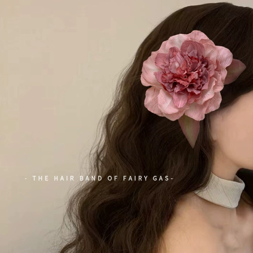 Детская милая заколка для волос, безвредные шпильки для волос, милый аксессуар для волос, простой и элегантный дизайн, в цветочек