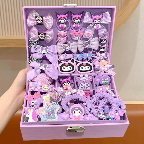 Аксессуар для волос, детская мультяшная подарочная коробка, семейная игрушка, коробочка для хранения, подарок на день рождения, 7 лет