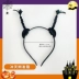 Cô bé cos elf tai nhọn trang phục Halloween mũ đội đầu phù thủy nhỏ bông tai thiên thần trình diễn 