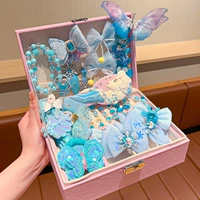 Синяя подарочная коробка, комплект, 38 шт