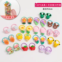 14#авокадо фрукт маленький цветок для волос.