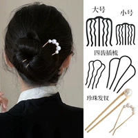 Заколка для волос, комплект, 6 шт