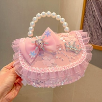 Розовая портативная сумка через плечо