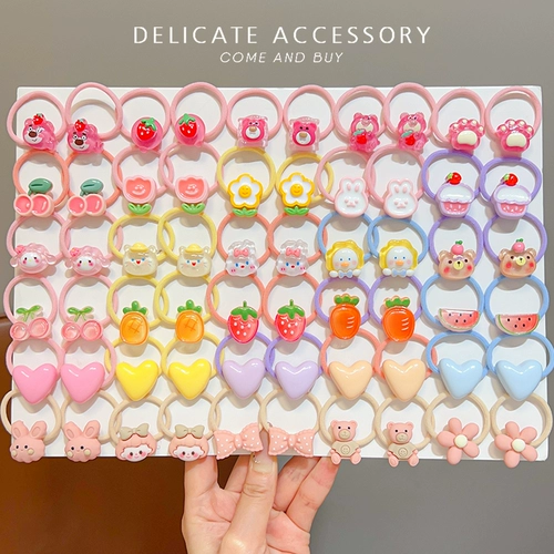 Детская эластичная безвредная резинка, аксессуар для волос, не повреждает волосы