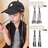 Цвет веревки глубоко кофе+синий и белая бабочка