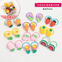 3#Цветочные фруктовые круги волос 20 кусочков консервирования