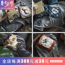 My goods pillow quilt dual-use car folding sofa blanket Living room pillow cushion American lunch break summer cool quilt