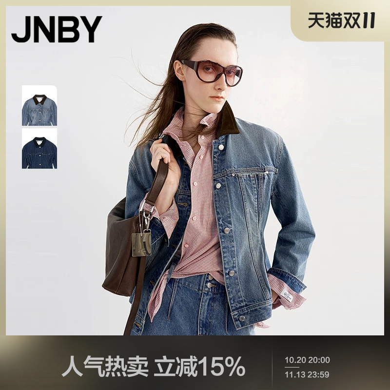 [Same Style as in Shopping Malls] Jnby/Jiangnan Cloth 26Th Autumn New Collection Barn Style Denim Jacket 5Q9613380