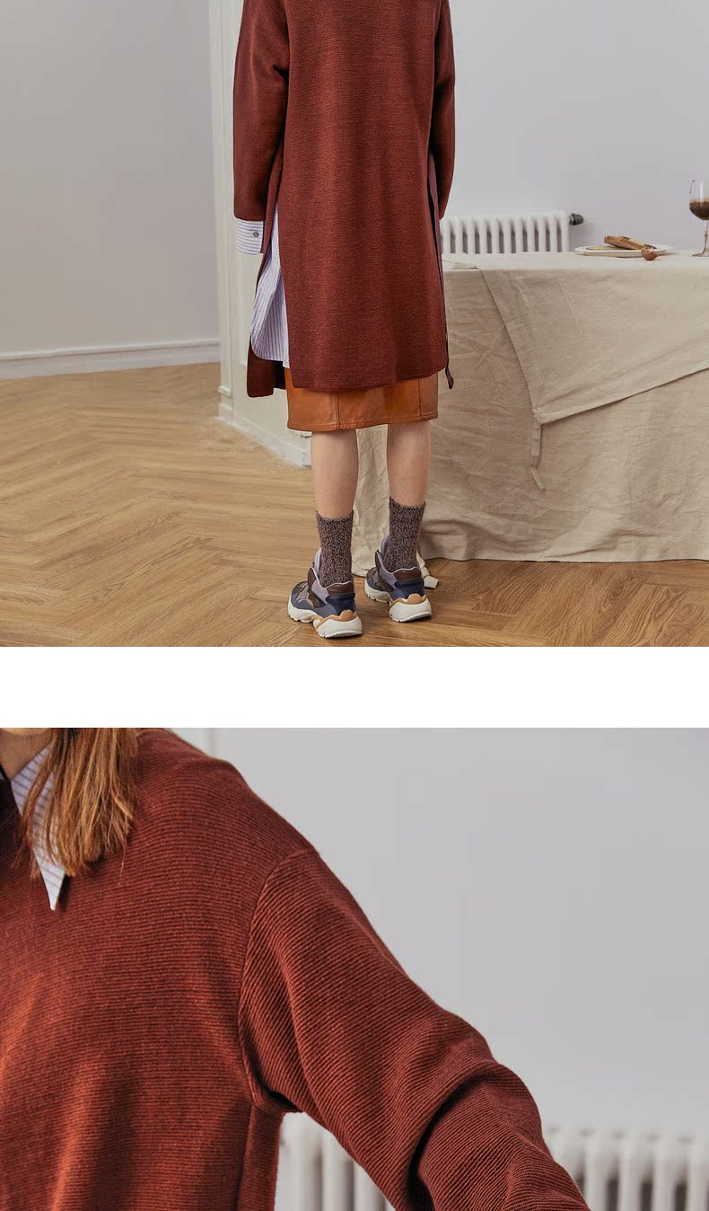 JNBY / 2018 sản phẩm mới mùa đông áo len dài tay nữ 5H8820250 áo len nữ shopee