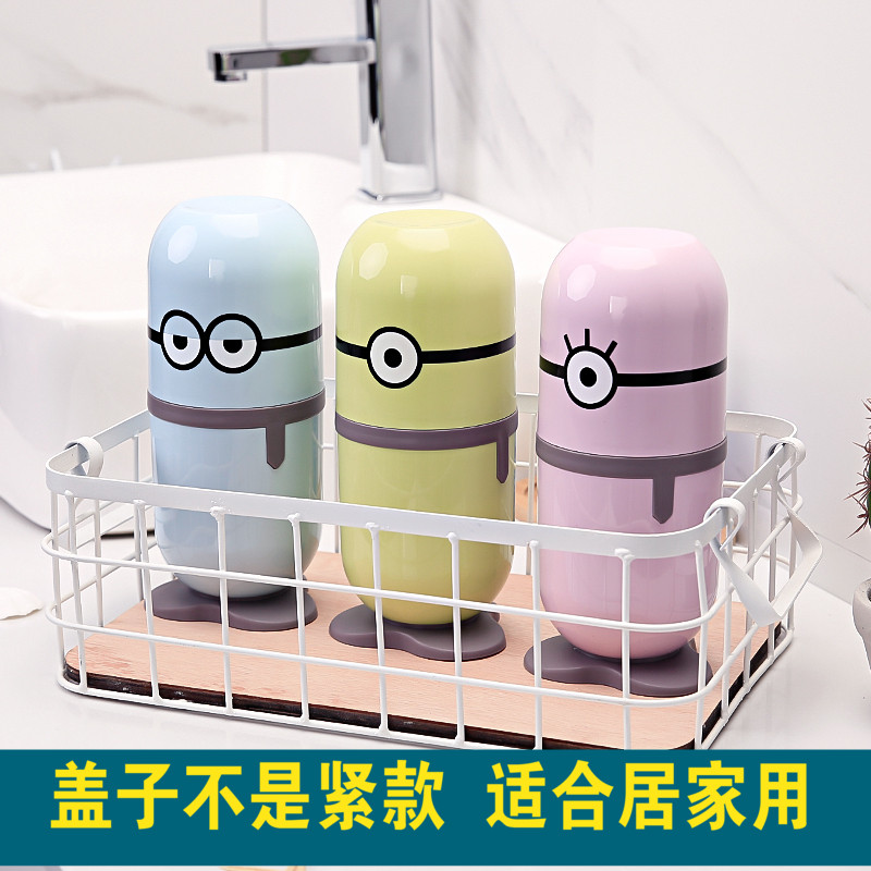 Large Number Home Toothbrushing Vat Plastic Wash Mouth Cup Toothbrush Cylinder Toothpaste Containing Box Covered Tablespoon Cutlery Chopsticks box
