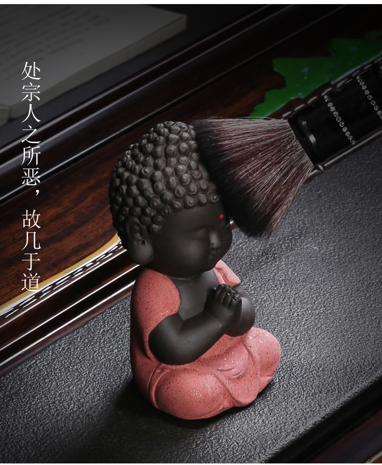 Purple sand tea tea play Buddha see colour sand tea pet furnishing articles kung fu tea tea tea tray tea accessories auto car