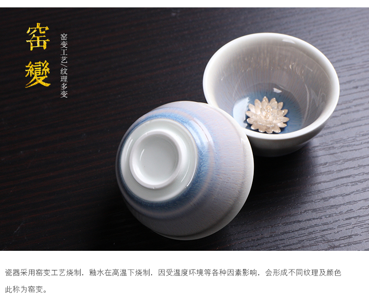 Jingdezhen silver moonlight creative office ceramic up of a complete set of kung fu tea set reasonable teapot teacup suits for