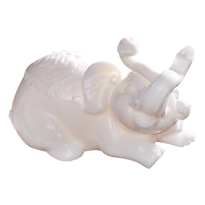 Pet dehua white porcelain tea to keep fine ceramic tea art furnishing articles individuality creative play kung fu tea tea tea accessories
