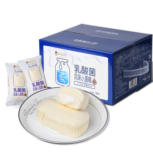 橘客旗舰店 乳酸菌风味雪蛋糕750g/整箱