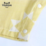 Хлопковый двухэтажный марлевый спальный мешок для новорожденных для младенца, мягкое дышащее летнее детское боди