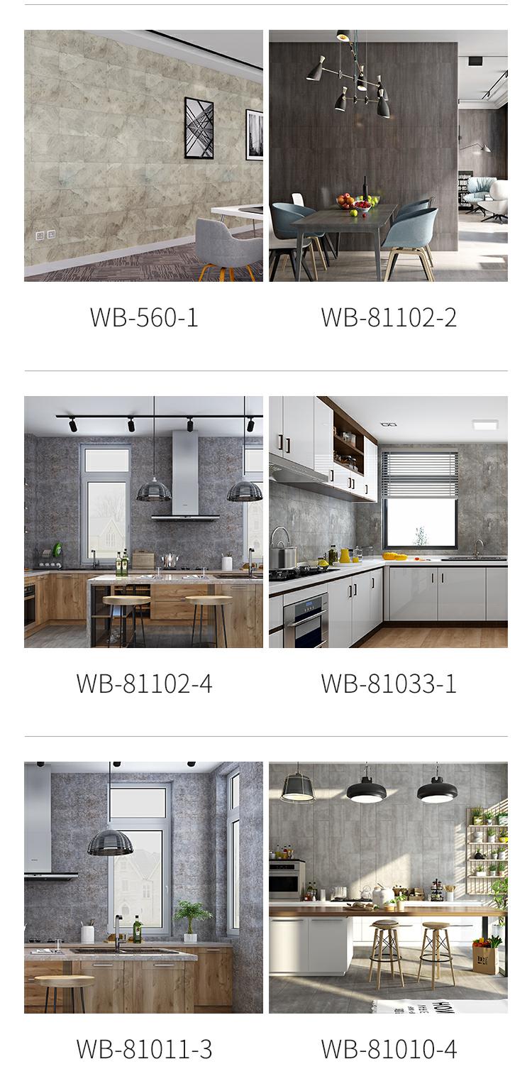 Imitation ceramic tile marble sticky which wallpaper from the kitchen toilet waterproof renovation floor which the sitting room background wall