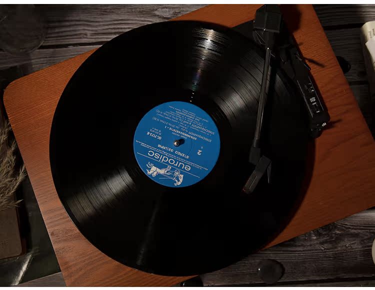 đầu đĩa than micro dd7 Máy ghi âm retro retro xách tay cổ điển phòng khách hiện đại nhỏ cổ nhà Mỹ giọng hát cơ điện máy ghi âm - Máy hát 	đầu đĩa than liên xô