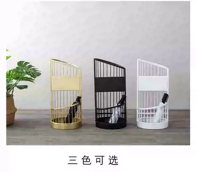 Creative Nordic umbrella stand Commercial hotel door umbrella bucket umbrella stand household umbrella storage shelf LOGO customization