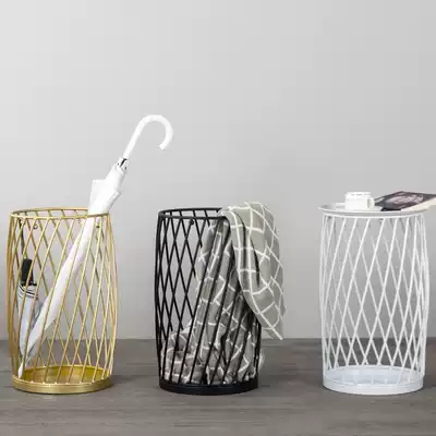 Nordic Umbrella Stand Door Umbrella Storage Hotel Lobby Bucket Commercial Umbrella Holder Multi-function artifact