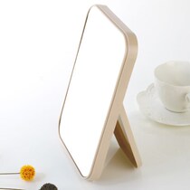 Creative desktop portable portable makeup mirror large desktop folding Princess Mirror cute dormitory desktop dressing small mirror