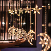 LED curtain light bedroom starlight room decorated with birthday small lights flash beam lights full of stars