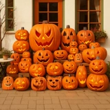 Дорожный тыквенный фонарь для детского сада, xэллоуин, наряжаться