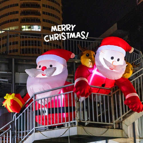 Рождественский надувной дорожный воздушный шар для пожилых людей, декор