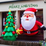 Рождественские украшения Санта-Клаус надувной воздушный шар макет сцены большие украшения магазин фотореквизит