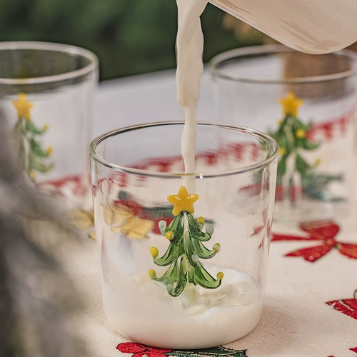 Рождественский креативный стеклянный защитный амулет для раннего возраста, украшение для ногтей, подарок на день рождения