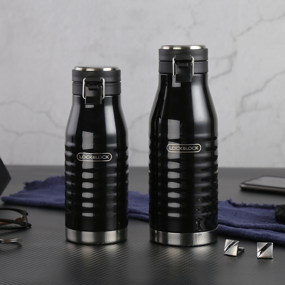 Music buckle Buckle Insulation Cup for male and female students portable water glass Stainless Steel Creative Mug Large Capacity Accompanying Cup