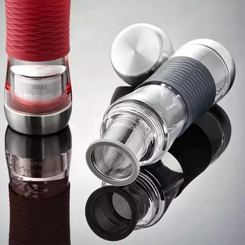 Music Buckle Lebuckle Water Cup Plastic Creative Heat Insulation Tea Cup Anti-Leaking Cup Tea Water Separation hlc820 Cup-Taobao